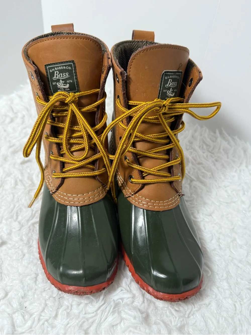 G.H. Bass Harlequin F16 Waterproof Duck Boots | Women’s Size 7M